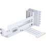 PHANTEKS Vertical GPU Bracket White, PCIe-Standard 4.0 x16 Riser Cable, DRGB 220mm PHANTEKS - 2